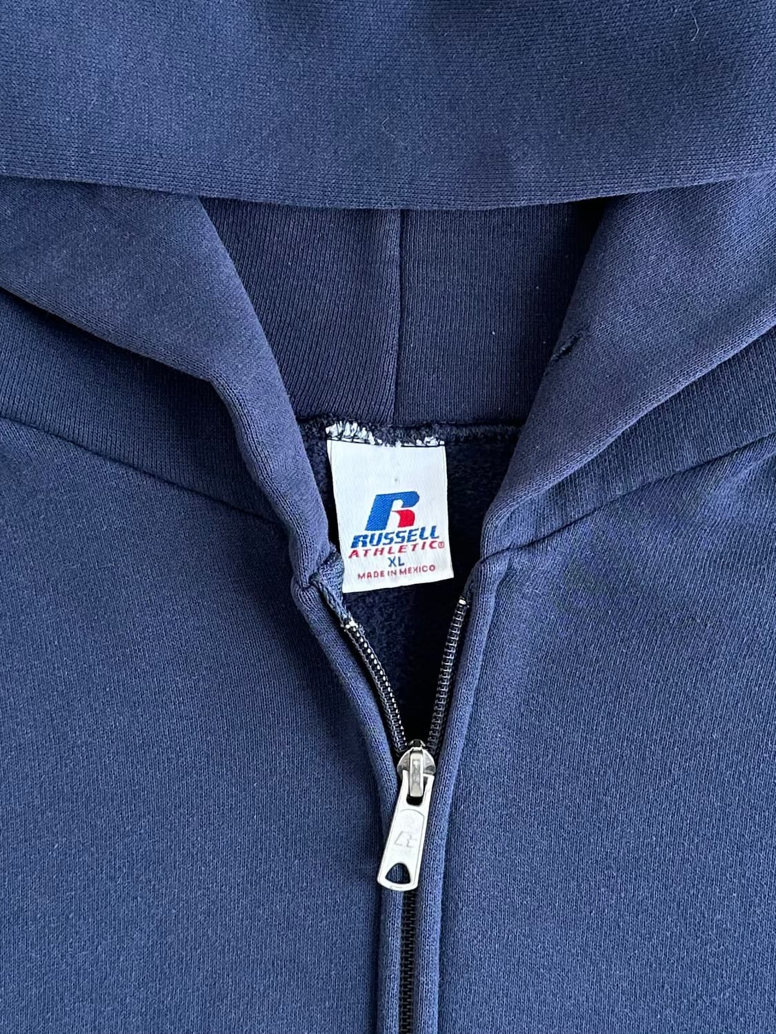 00s 빈티지 러셀 후드집업 네이비 XL 상품이미지6