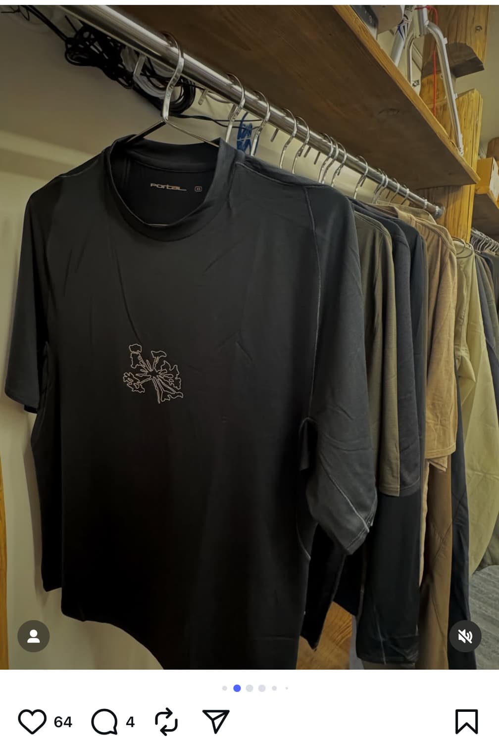 [새상품-L/XL]포탈 PORTAL LATERAL PEAK T 반팔 상품이미지2