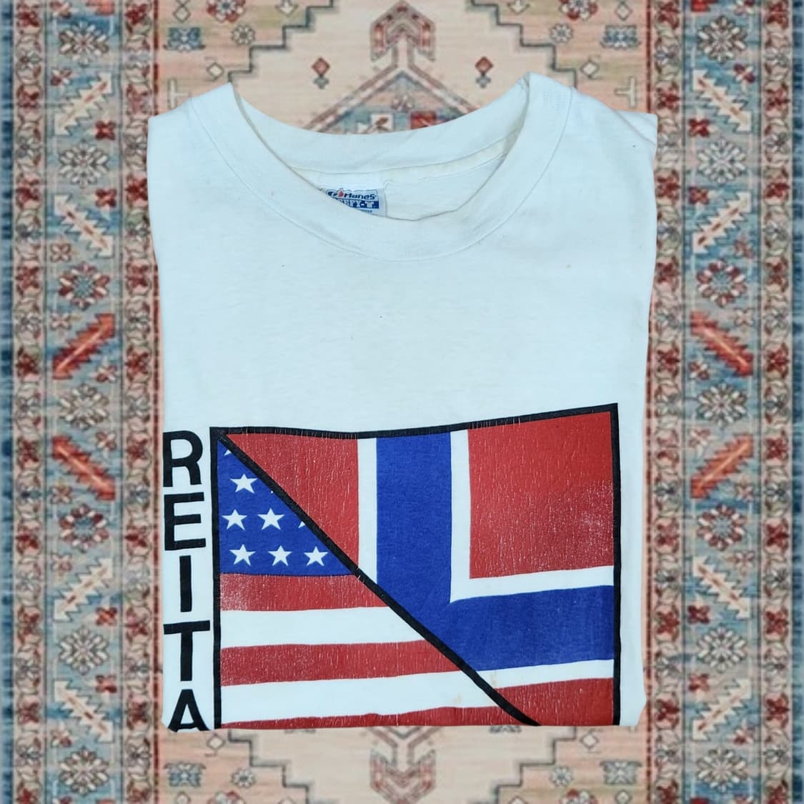 USA made REITAN 1991 빈티지 그래픽 티셔츠 (XL) 상품이미지3