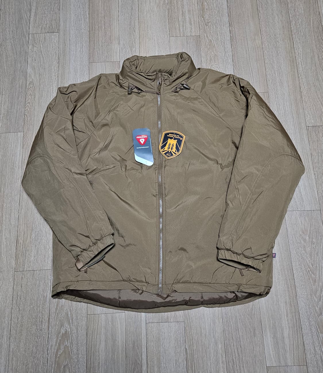 미군 BAF 프리마로프트 레벨7 패딩 탄 컬러 상품이미지1