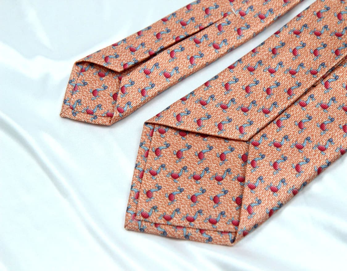 불가리 9.5cm A등급 클래식 남자 명품 넥타이 상품이미지4