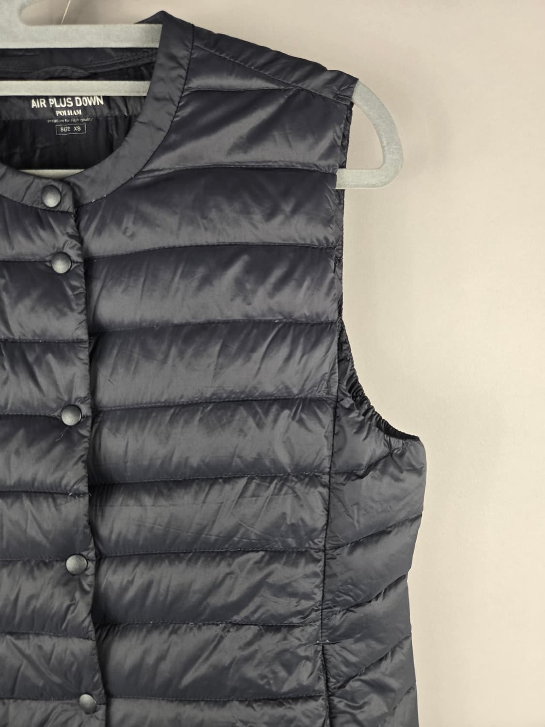 [무료배송]폴햄 XS 여성 경량 구스 다운 패딩 조끼 에어플러스 상품이미지3