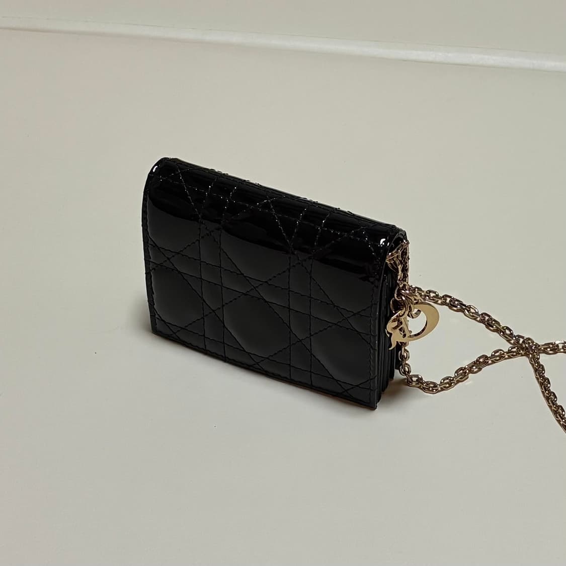 디올 아코디언 지갑 체인 상품이미지2