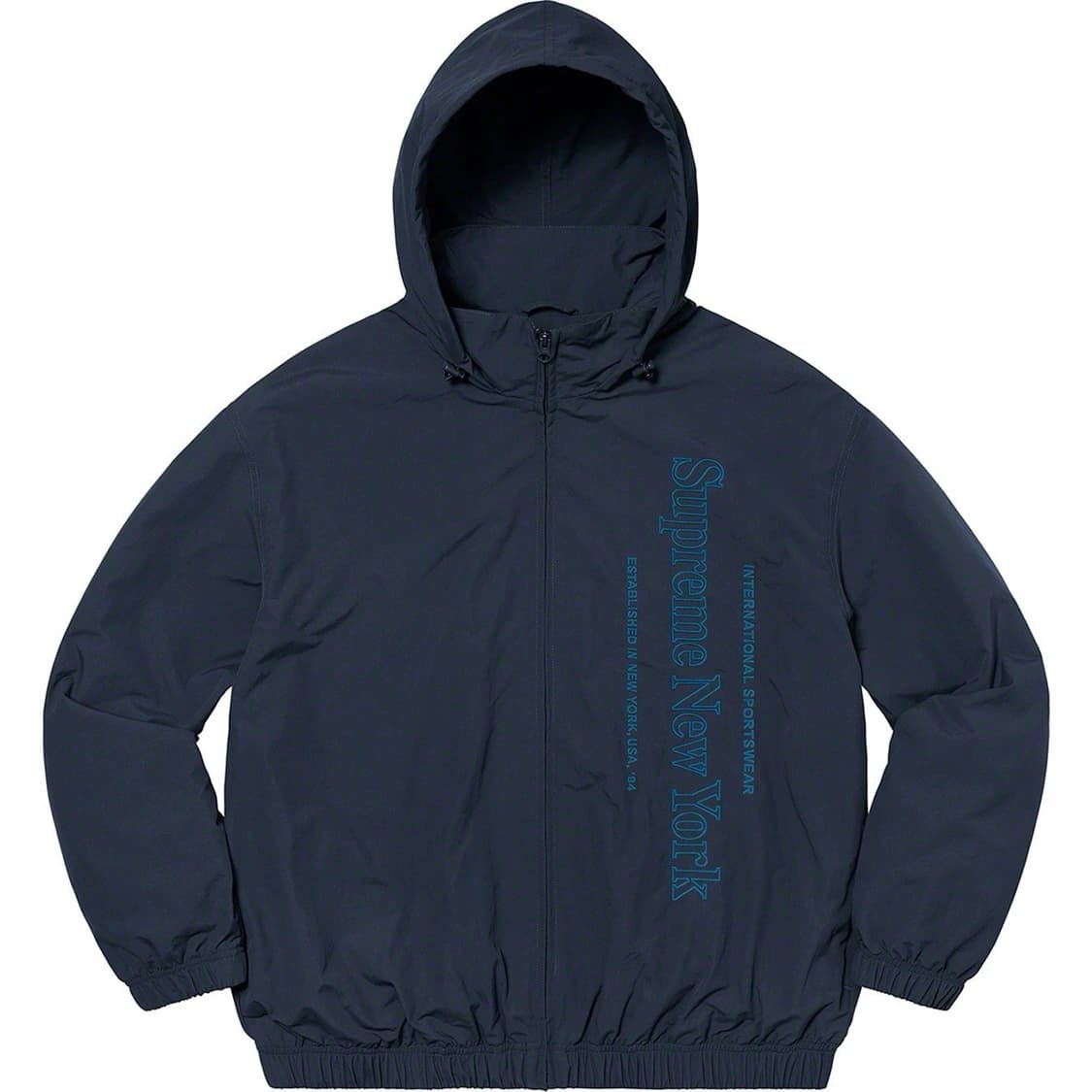 20FW 슈프림 사이드 로고 트랙 자켓 네이비 상품이미지5