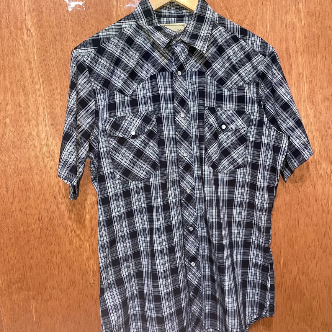 (M) Wrangler 랭글러 웨스턴 반팔 셔츠 상품이미지1