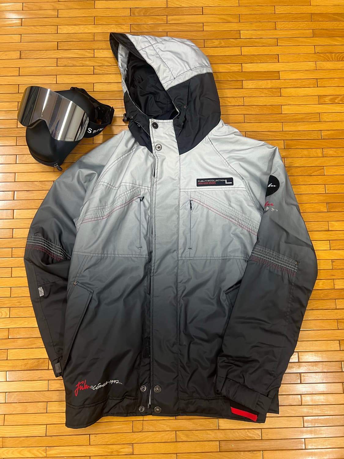 푸부 후부 올드스쿨 스키 파카 + 스노우에이 고글 보드 스키 SnowA 상품이미지1