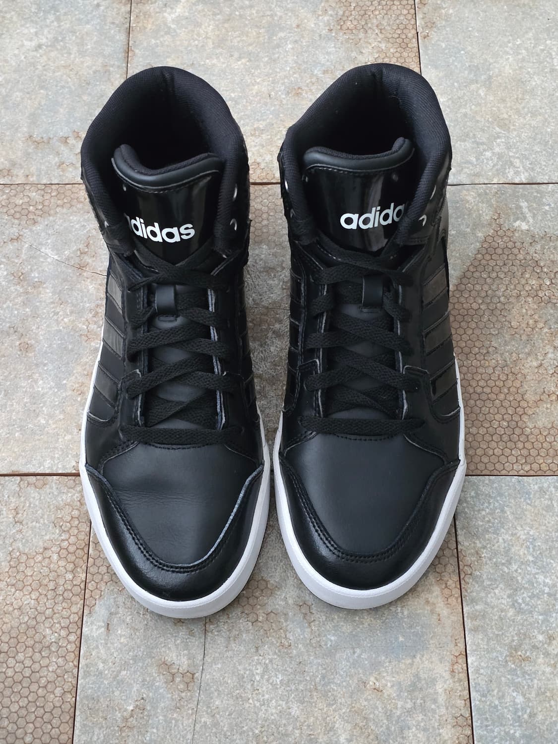 (265)아디다스 네오 롤리 미드 블랙 상품이미지2