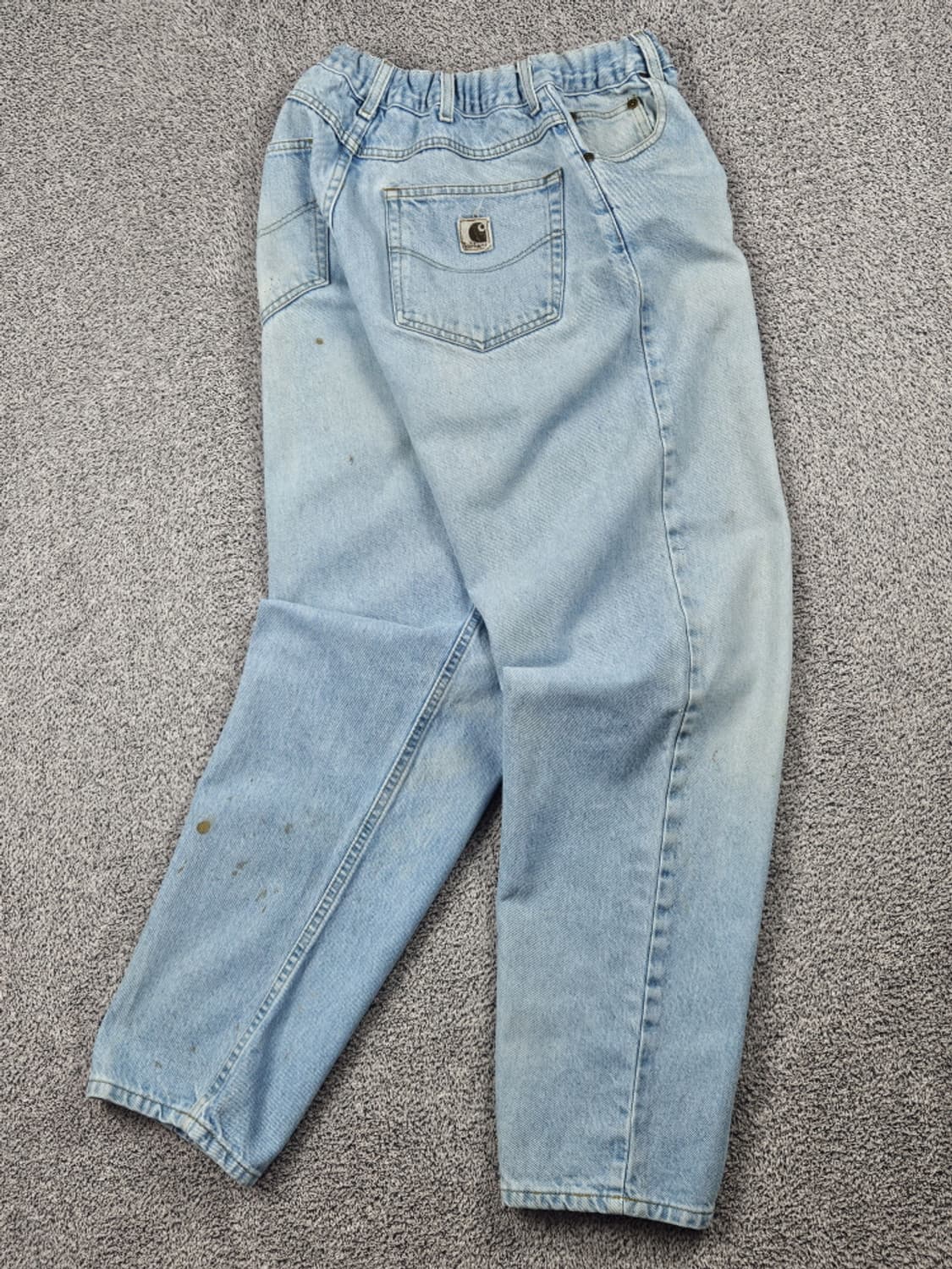 칼하트 밴딩 커스텀 데님 베이직 워크 팬츠 ( 38X32 )/ 10323 상품이미지1