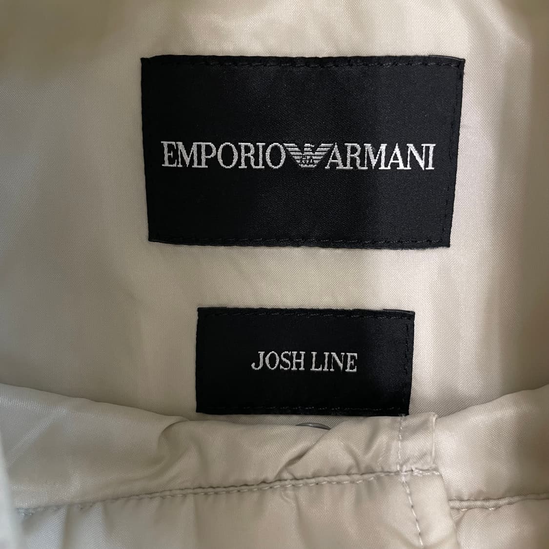 Emporio armani 코튼 나일론 믹스드 하이넥 상품이미지5