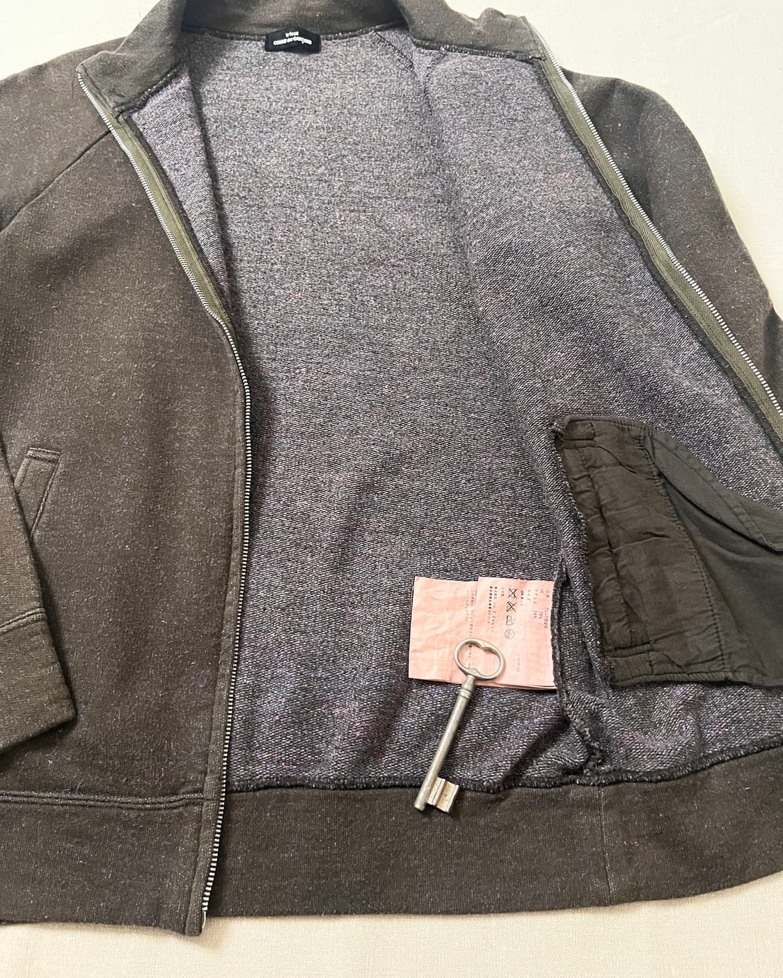 꼼데가르송 보카시 스웻 집업 comme des garcons 상품이미지6