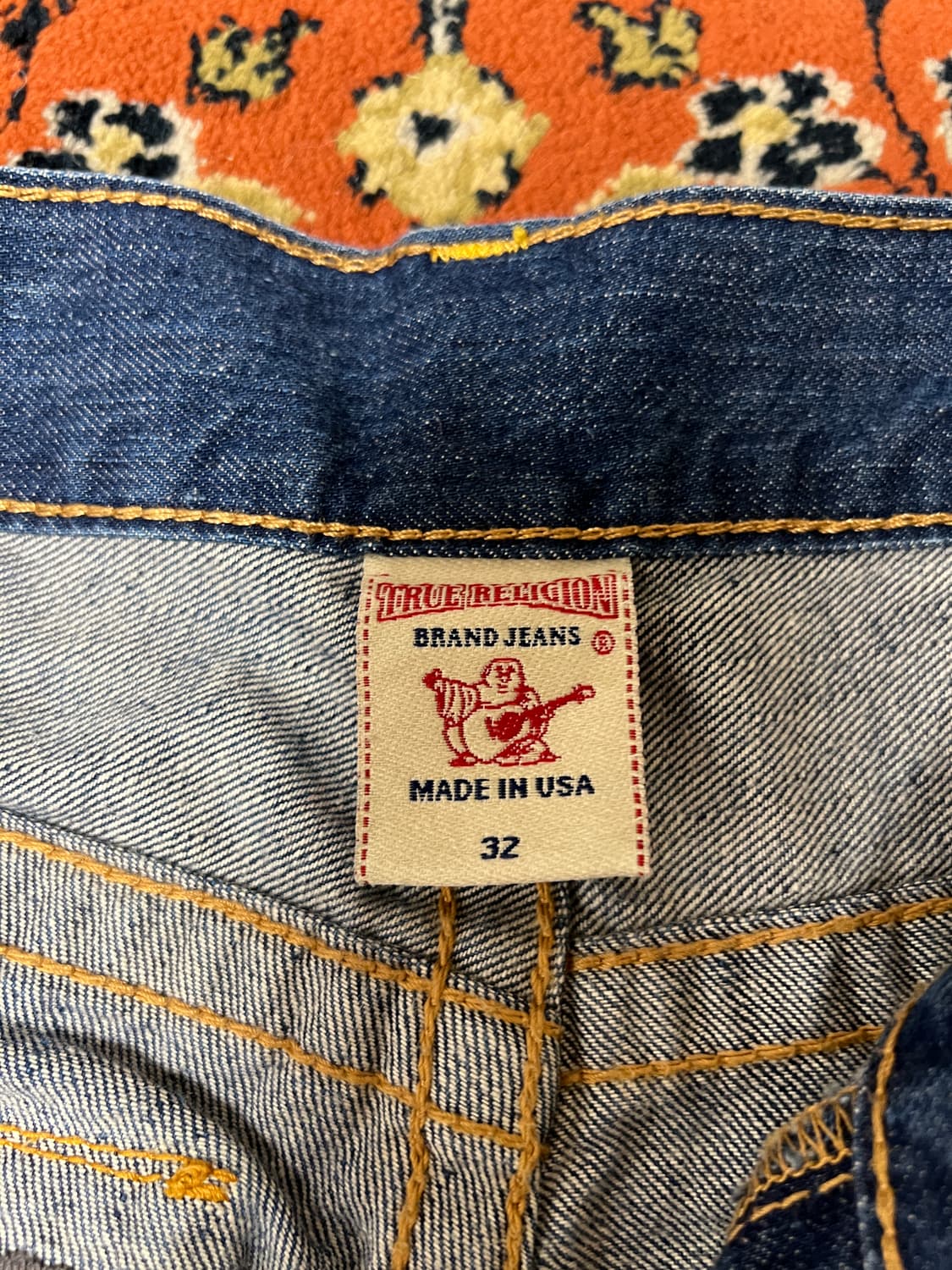 [32] 트루릴리전 Ricky 데님팬츠 중청 상품이미지4