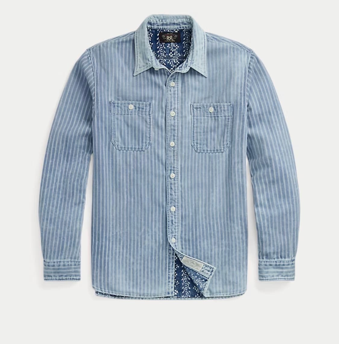 RRL 더블알엘 더블페이스 워크셔츠 M 팝니다 상품이미지1