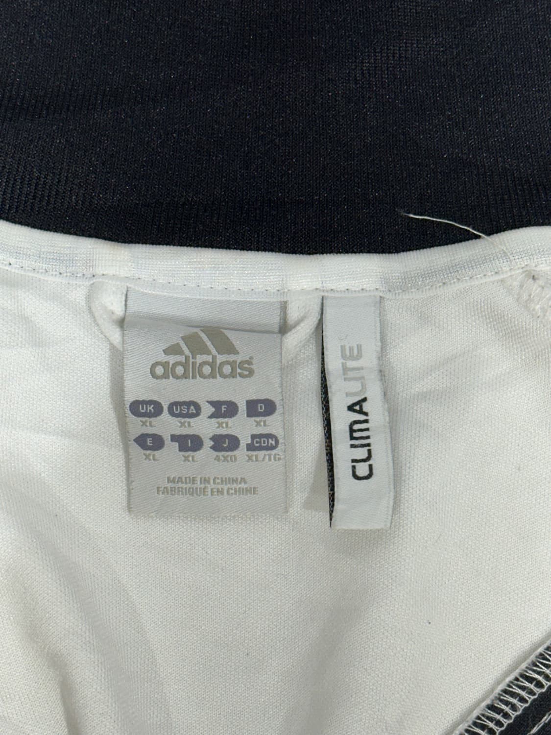 아디다스 화이트 블랙 삼선 트랙탑 져지 XL 상품이미지7