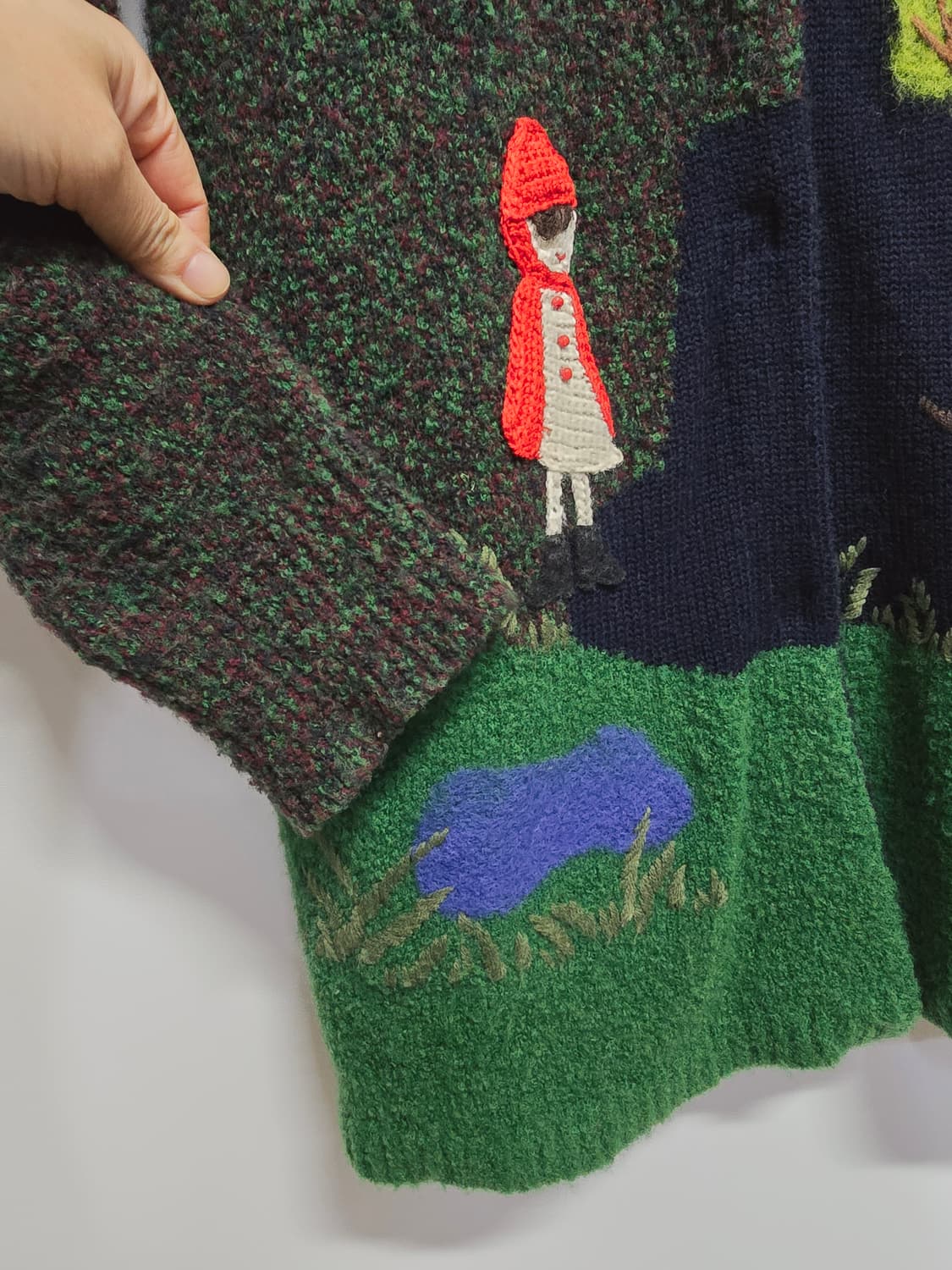 기비 니트 롱가디건 상품이미지3