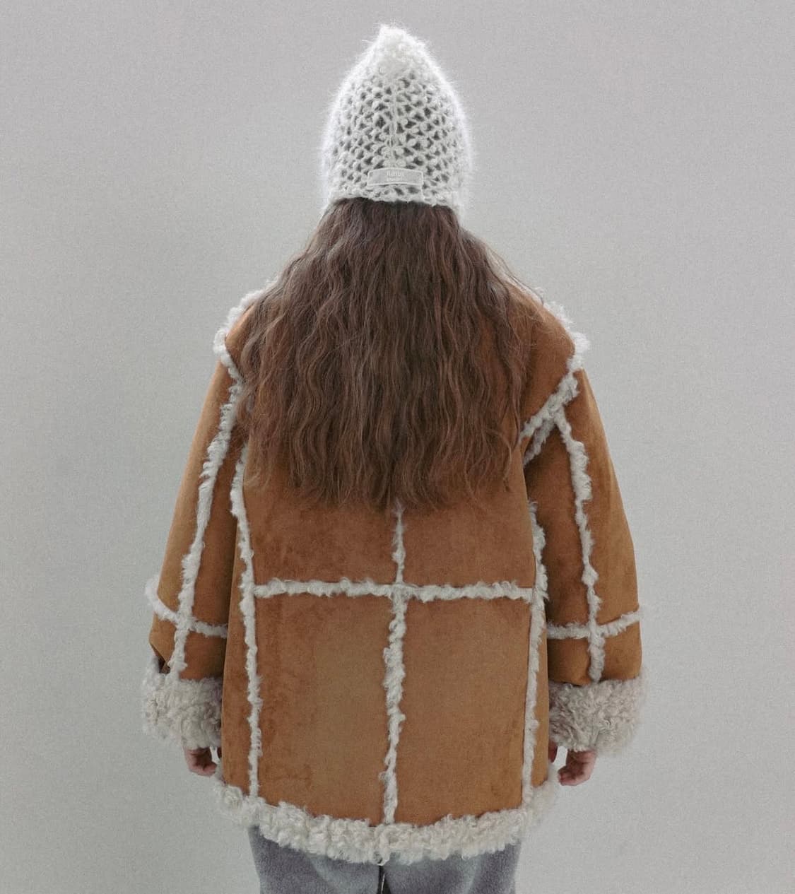 플레따 리버시블 무스탕 상품이미지4