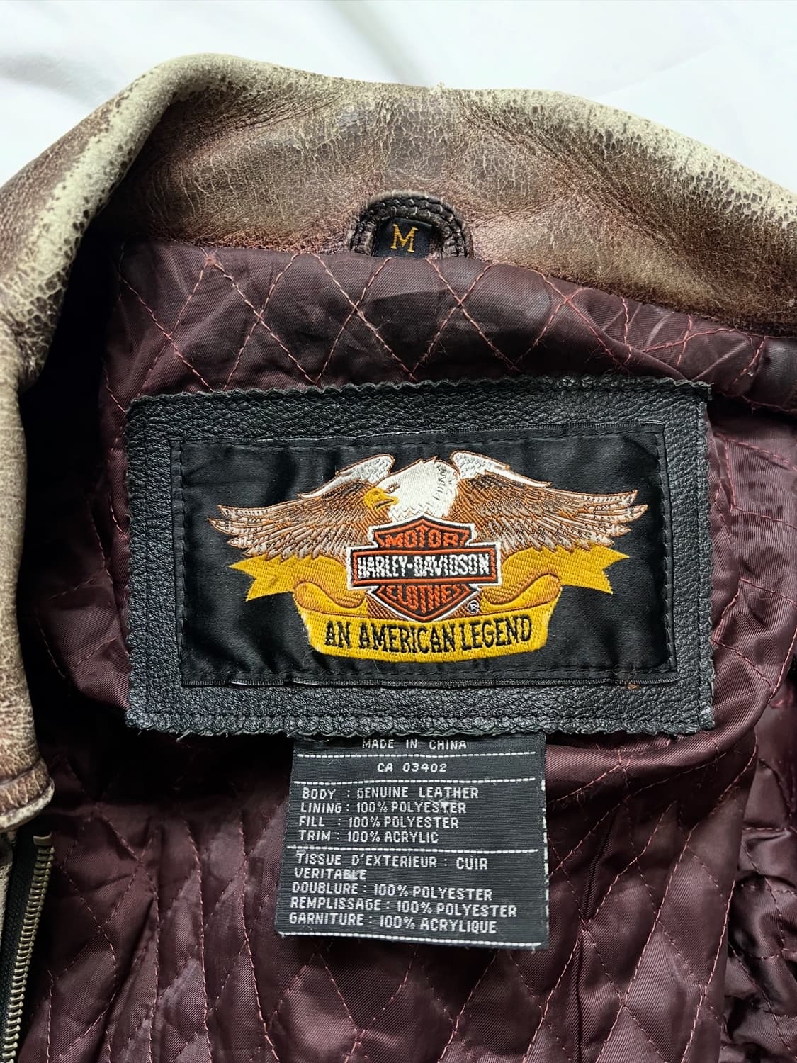 할리데이비슨 라이더자켓 가죽자켓 상품이미지6