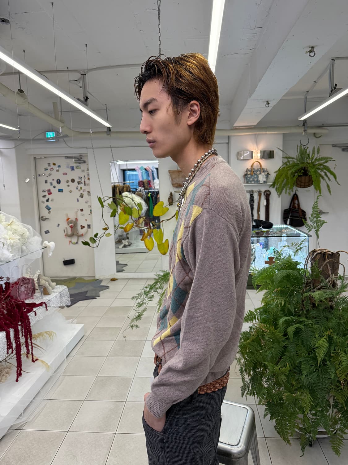 argyle sweater 상품이미지3