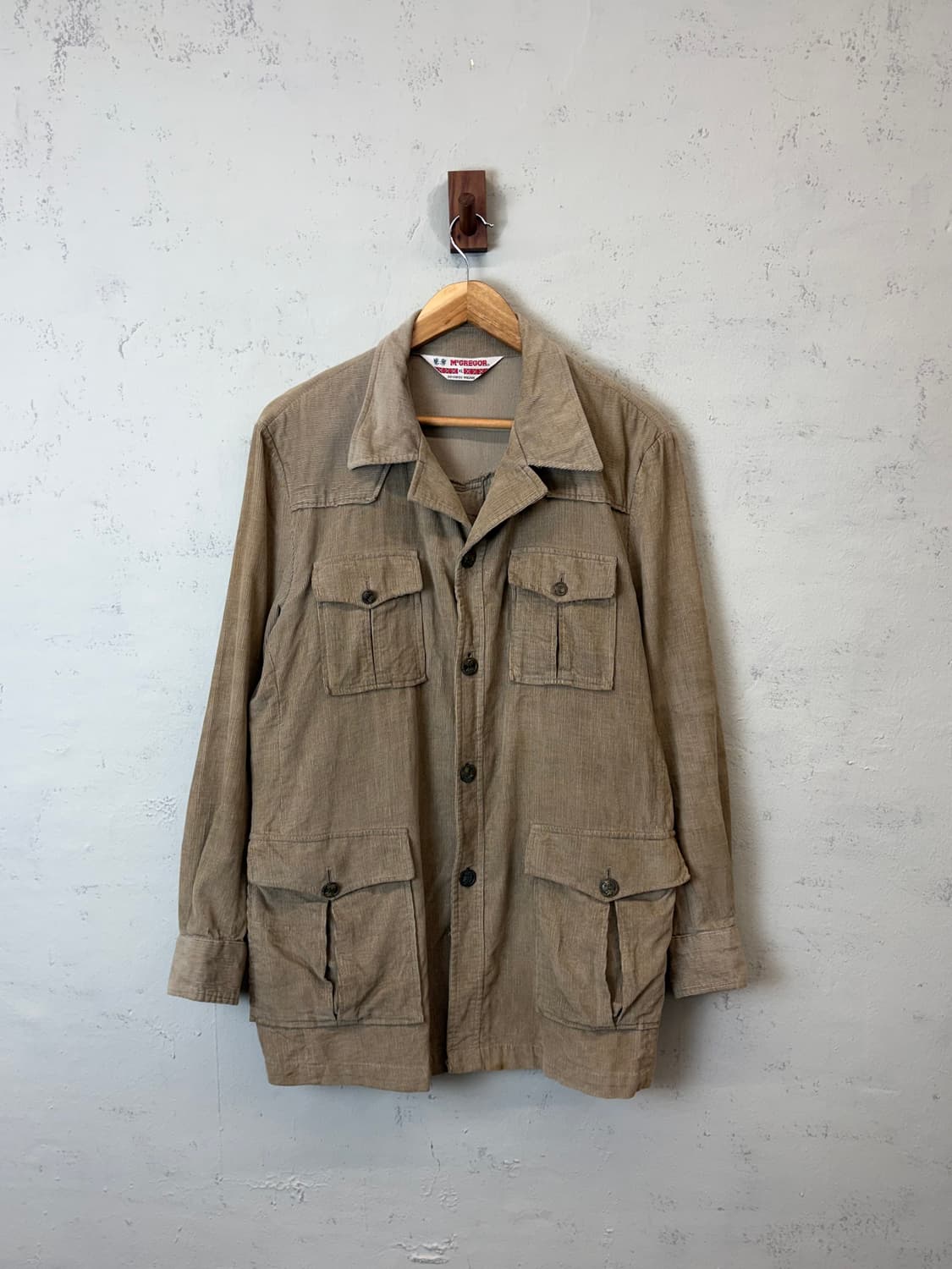 맥그리거 빈티지 코듀로이 사파리 자켓 상품이미지1