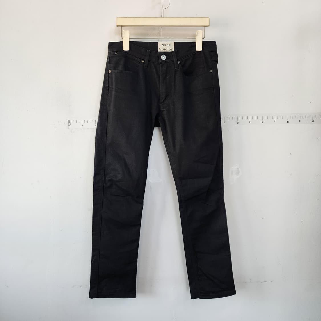아크네 스튜디오 블랙 데님 팬츠 상품이미지1