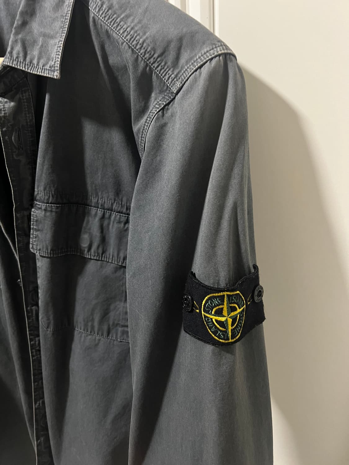 스톤아일랜드 가먼트다잉 오버셔츠 M 상품이미지3