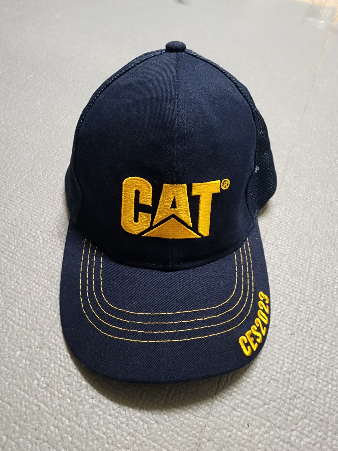 캐터필러 CAT  네이비 메쉬 볼캡 상품이미지2