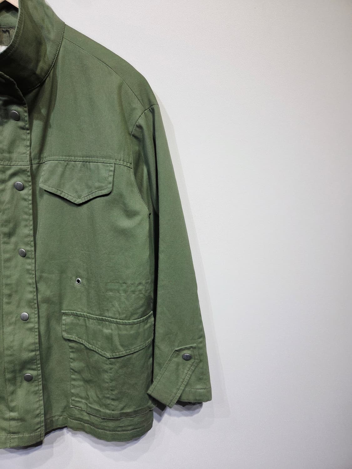 미쏘 MIXXO 코튼 유틸리티 야상 점퍼_S 상품이미지4