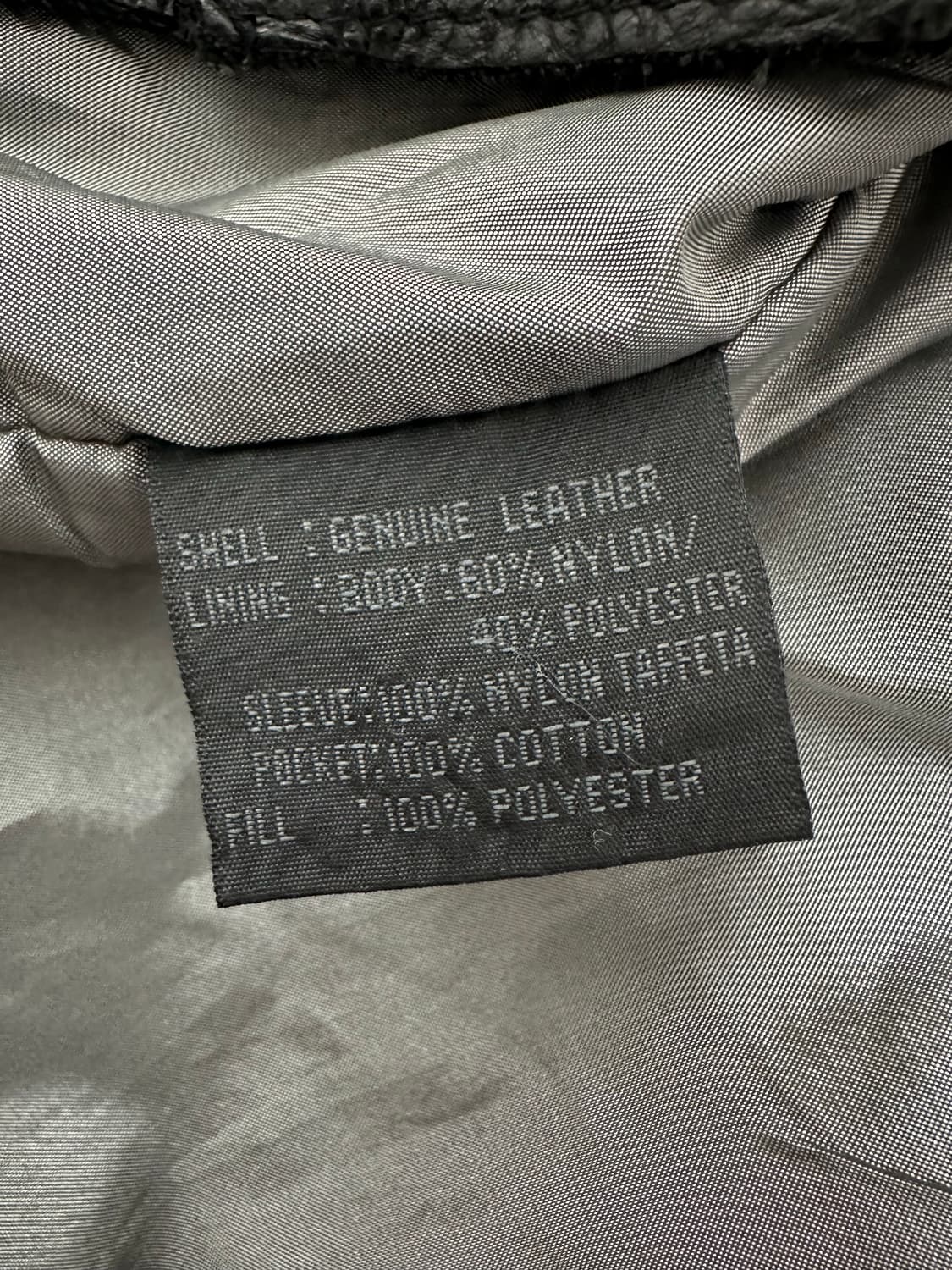 Guess 게스 블랙 리얼레더 자켓 상품이미지7