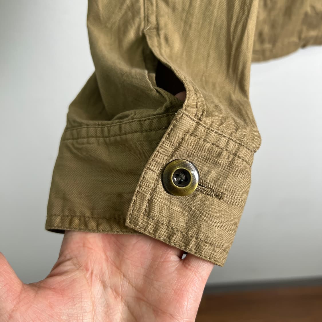 VTG 빈티지 카키 밀리터리 야상 자켓 L 상품이미지6