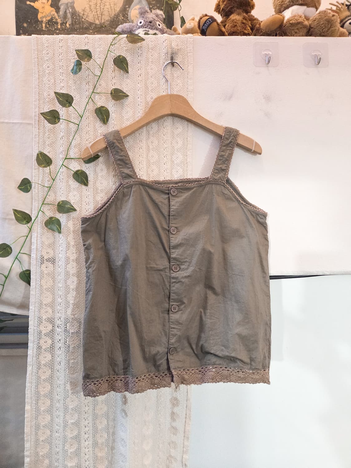 모리 뮤트 브라운 뷔스티에 상품이미지4