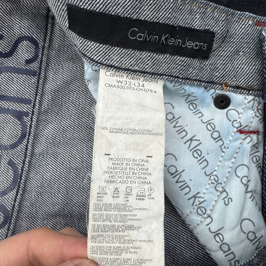 캘빈클라인 생지 데님팬츠 상품이미지8
