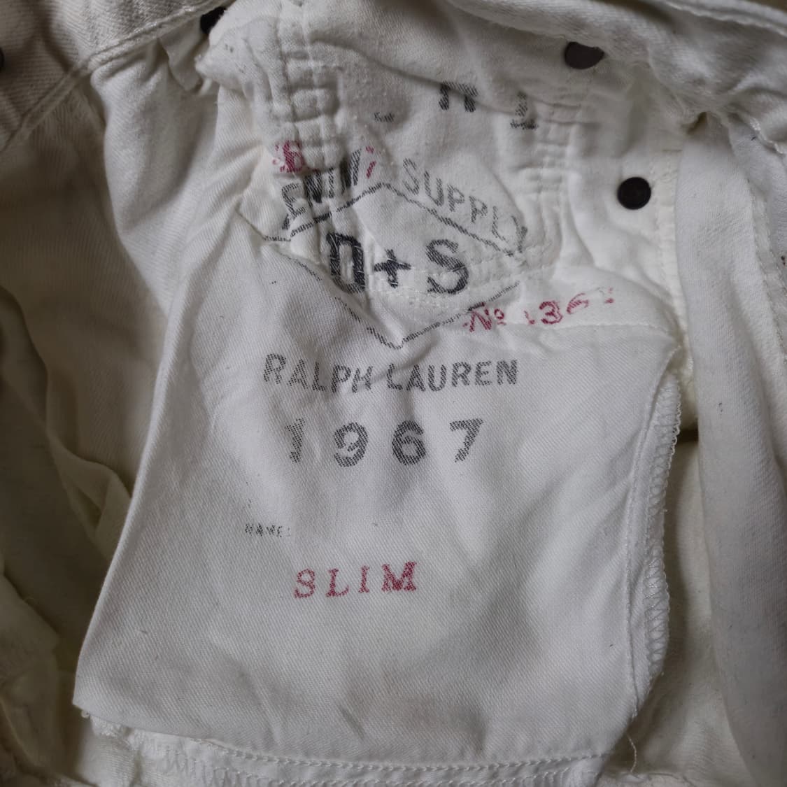 [32]데님앤서플라이 랄프로렌 화이트진 상품이미지5