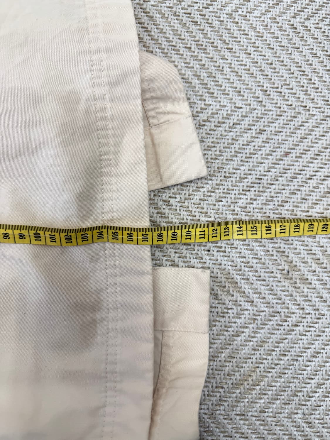 정품) 시스템 SYSTEM 한섬 아이보리 트렌치코트 82 상품이미지10