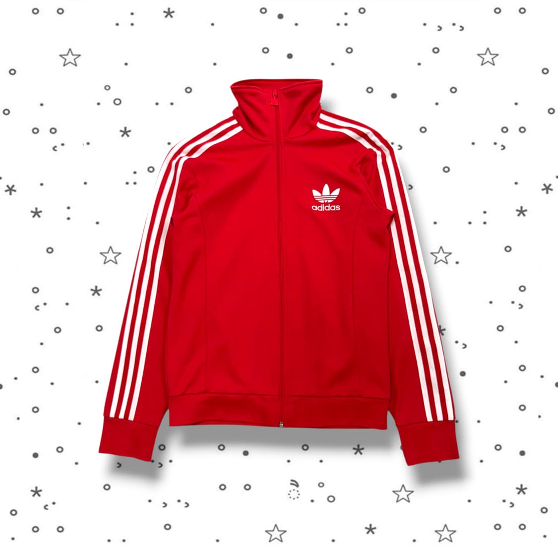 95 ADIDAS 아디다스 레드 트랙탑 져지 상품이미지1