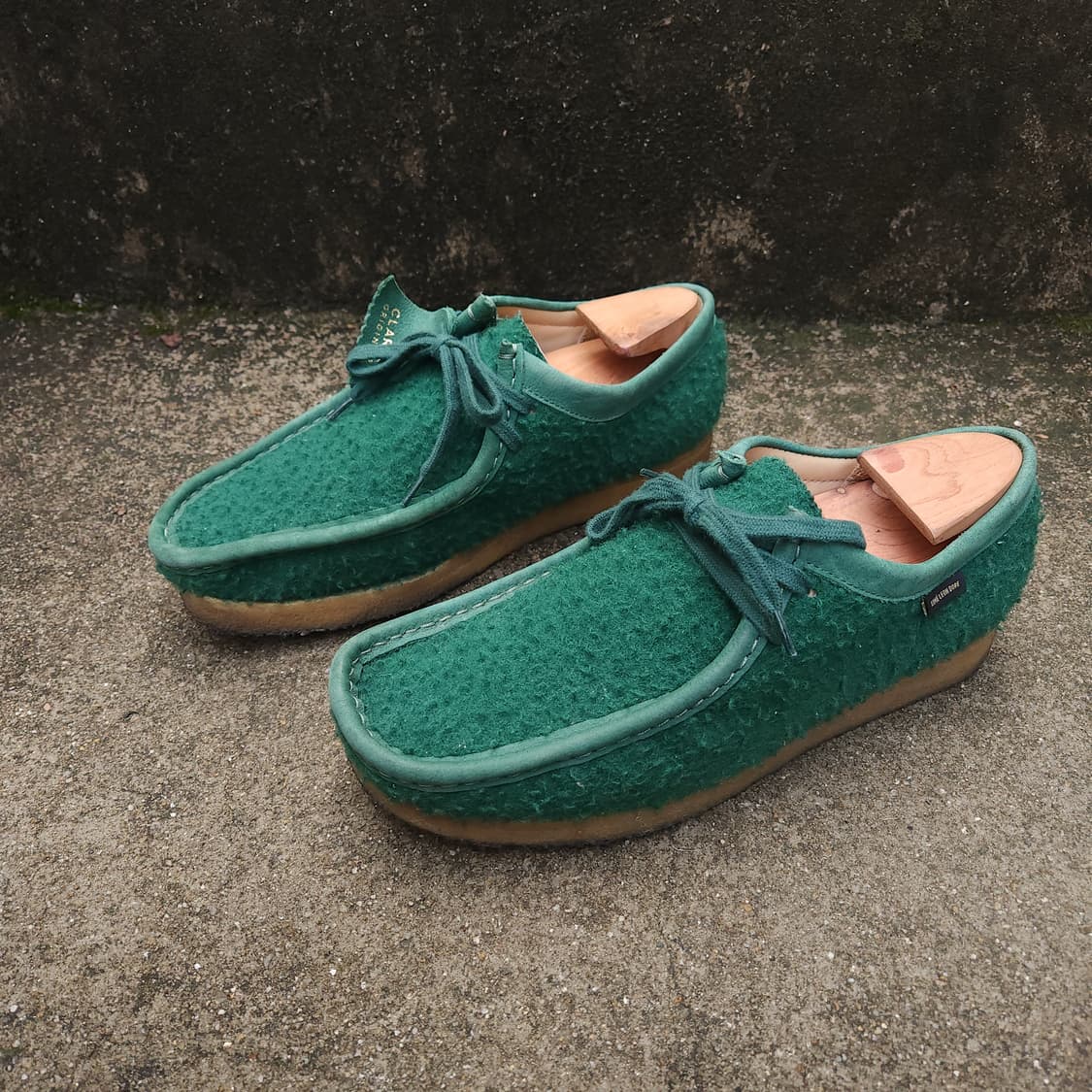 [260~265]클락스 x 에메 레온 도르 왈라비 카센티노 울 다크 그린 상품이미지1