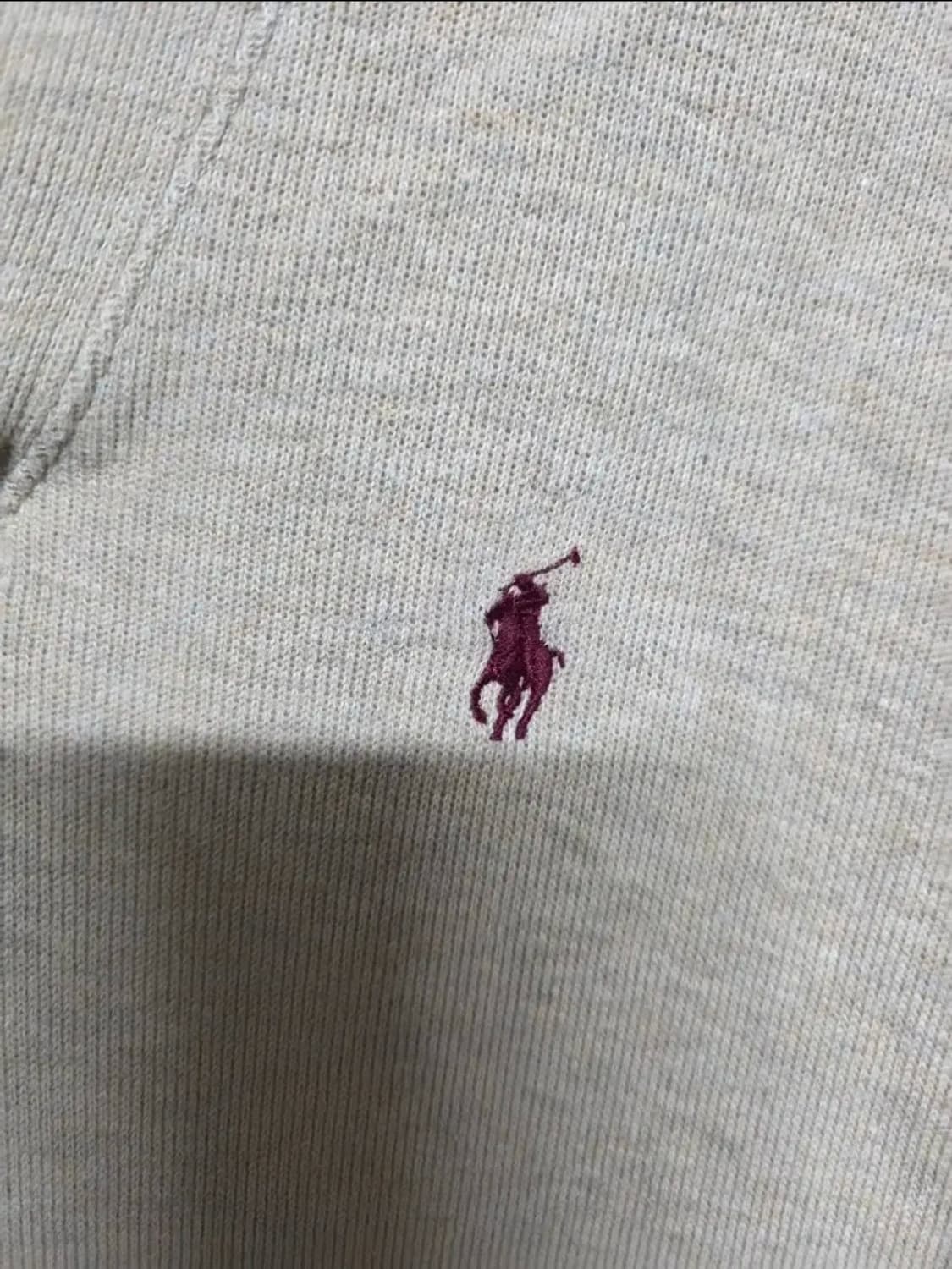 폴로 랄프로렌 넥 버튼 스웨트셔츠  사이즈 105 상태양호 상품이미지2