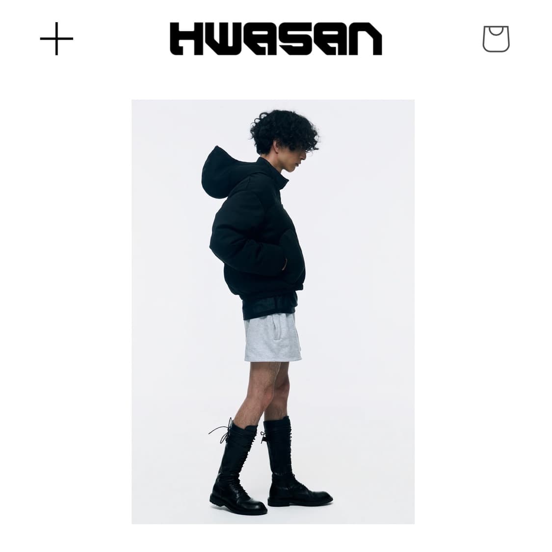 [나야와시 윈터 착용]  화산 텔레토비 버블 재킷 패딩 블랙 S 상품이미지8