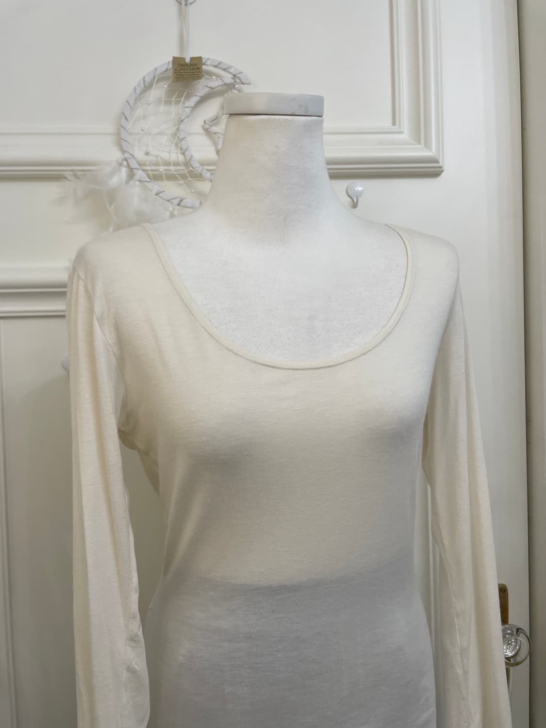 ivory basic inner span top(size-M) 상품이미지5