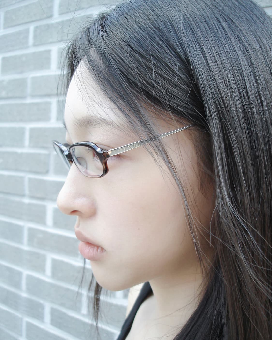 PRADA logo temple slim rectangle eyewear 상품이미지2