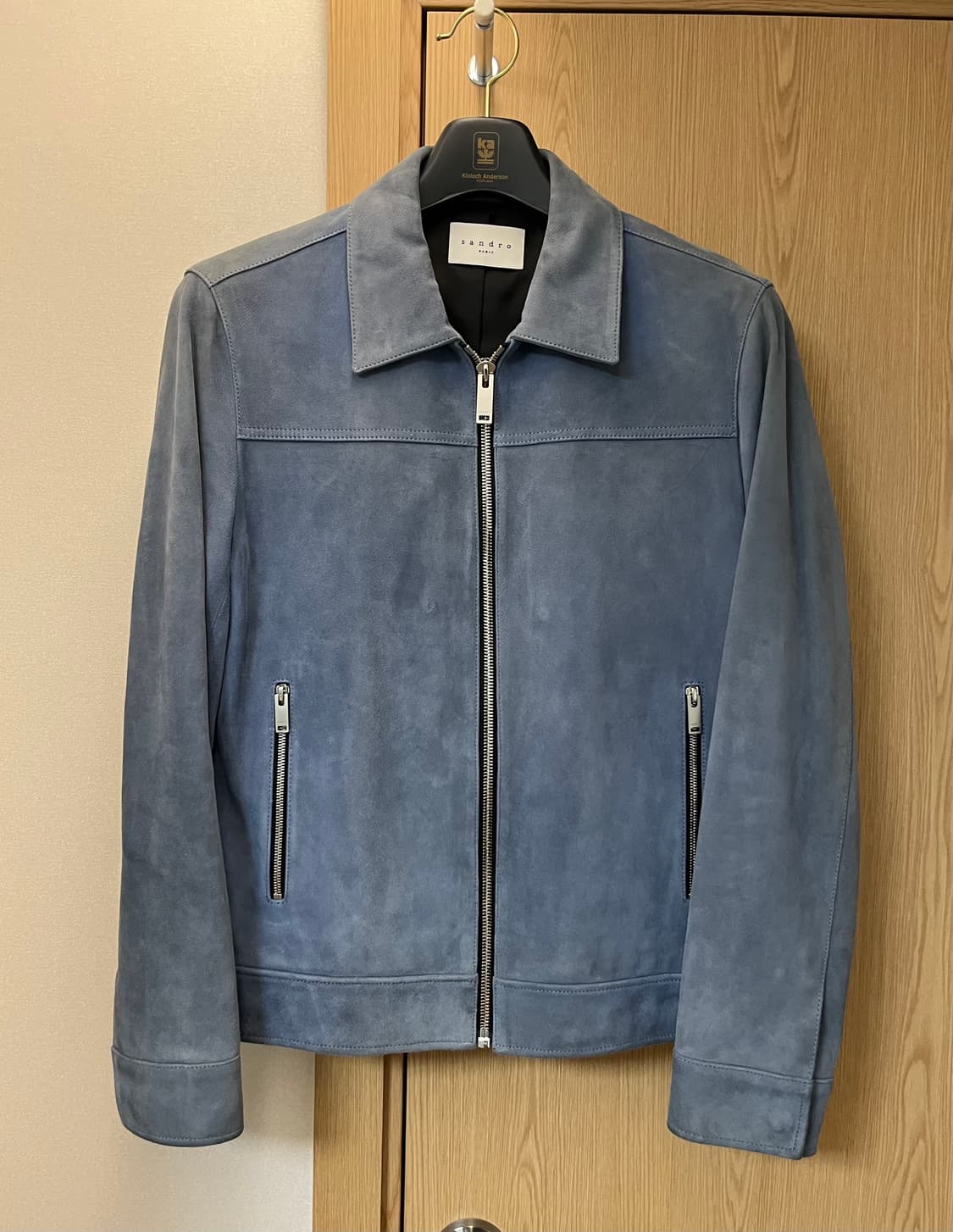 산드로옴므 스웨이드 가죽자켓 상품이미지2