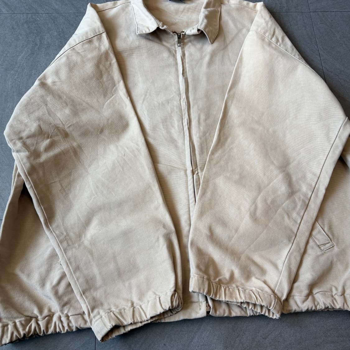 91년 신한 생산 폴로 베이지 스윙톱 자켓 상품이미지7