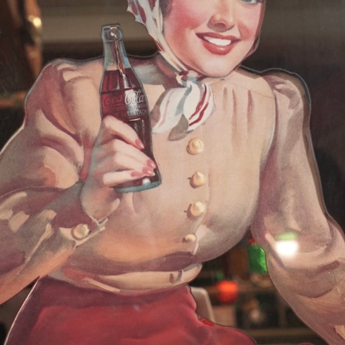 빈티지 코카콜라 핀업걸 거울 액자 상품이미지7