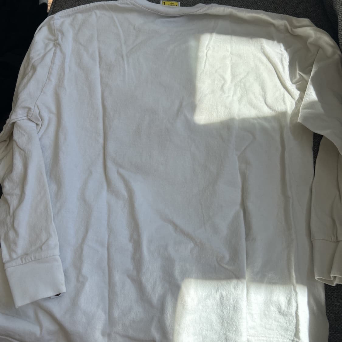 베이프 바이 베이팅 에이프 헤드 롱슬리브 티셔츠 화이트 L 상품이미지5