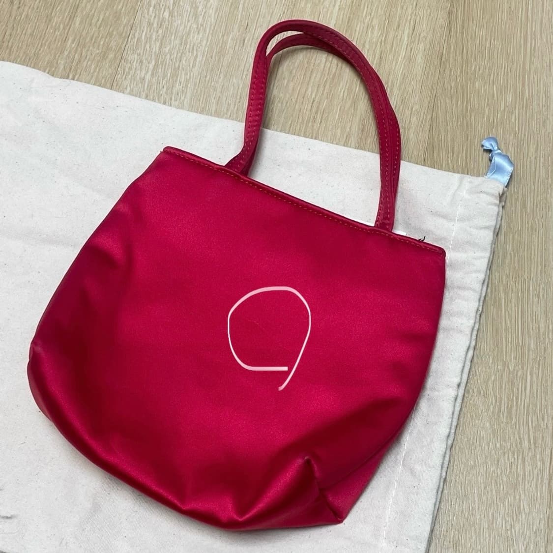 hai 하이 리틀 실크백 레드 상품이미지4