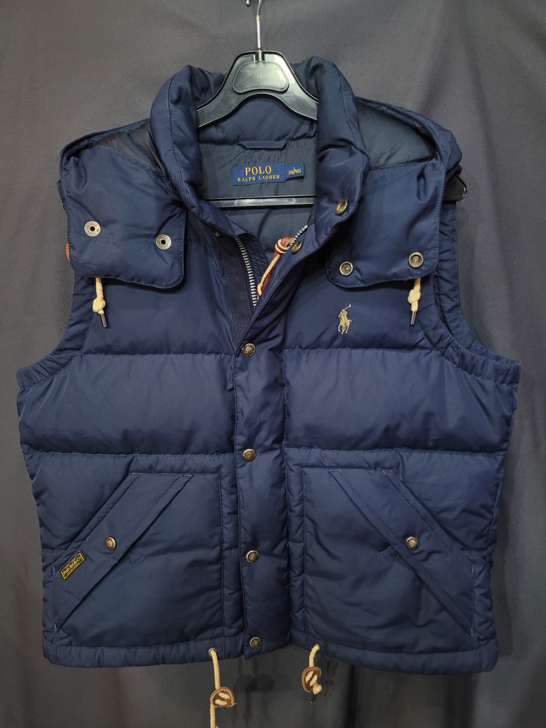 RALPH LAUREN 랄프로렌 다운 후드 패딩 베스트 상품이미지3