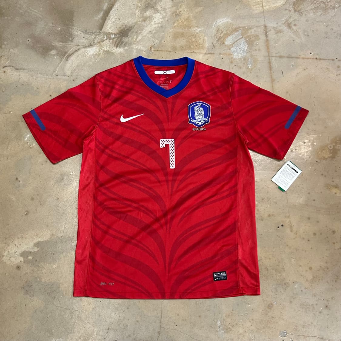 L 나이키 국가대표 No.7 박지성 반팔 유니폼 상품이미지3