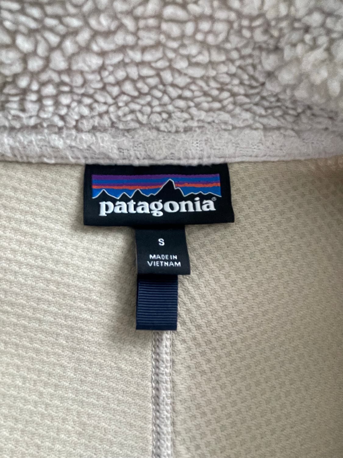 [S] 파타고니아 빈티지 레트로 X 플리스 자켓 오트밀/블루 상품이미지3