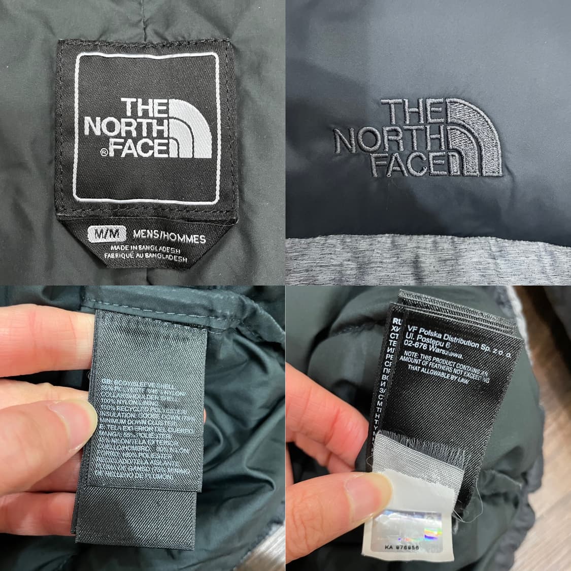 노스페이스 700 눕시 구스다운 푸퍼 패딩 그레이 상품이미지7