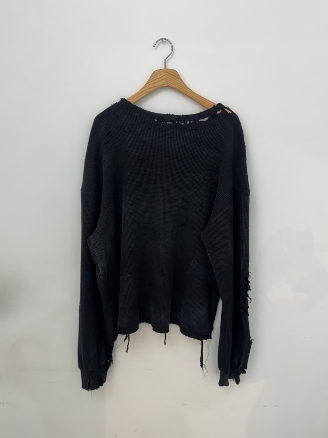 빈티지 와플 긴팔 상품이미지6