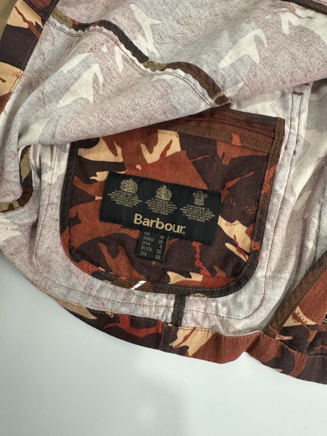 barbour urban camo hunting jacket  상품이미지6