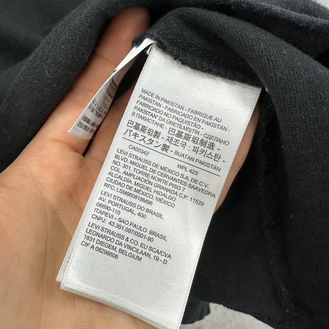 95 리바이스 남자 루즈핏 롱슬리브 긴팔 티셔츠 상품이미지4